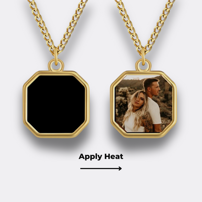 Heat necklace - square